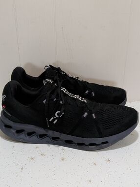 On Cloudsurfer Running Shoe Black Size 14M